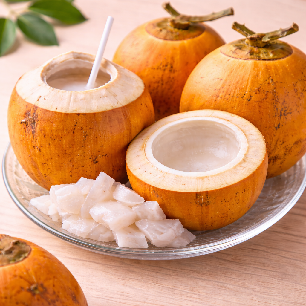 Fresh Orange Tender Coconut